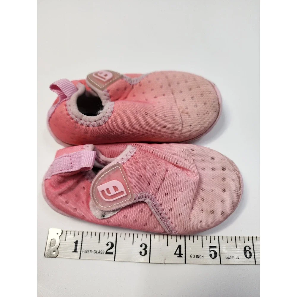 Toddler Girls Pink Water‎ Shoes Bundle Mesh Slip On Pool Beach Lot of 3 Pairs